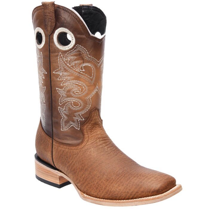 Botas De Piel Imitación Tiburón Americana Color Tang WD 11-275