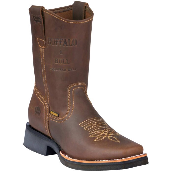 Botas Rodeo Piel Crazy Buffalo & Bull Color Tang