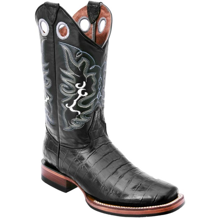 Botas Rodeo Grabado Coco Belly WD Boots 11-308 Color Negro