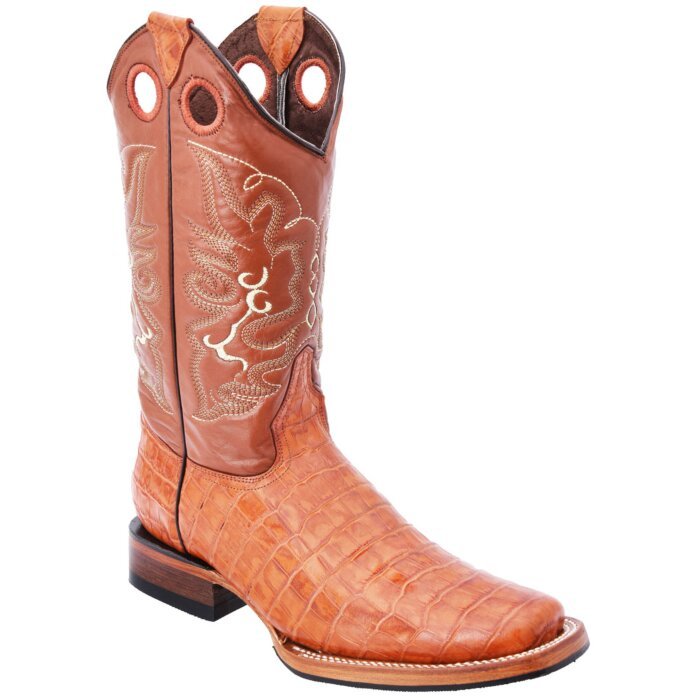 Botas Rodeo Grabado Coco Belly Color Cognac WD 11-310