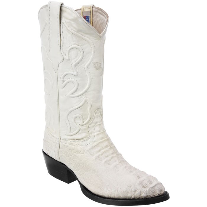 Botas Vaqueras Blancas Cocodrilo WD 11-202