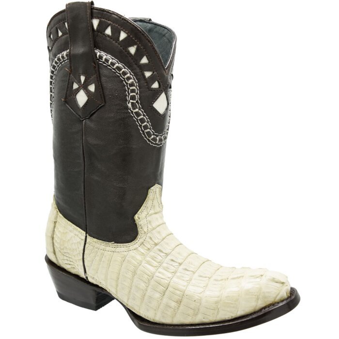 Botas Vaqueras Cocodrilo Color Hueso Horma 900 WD 11-198
