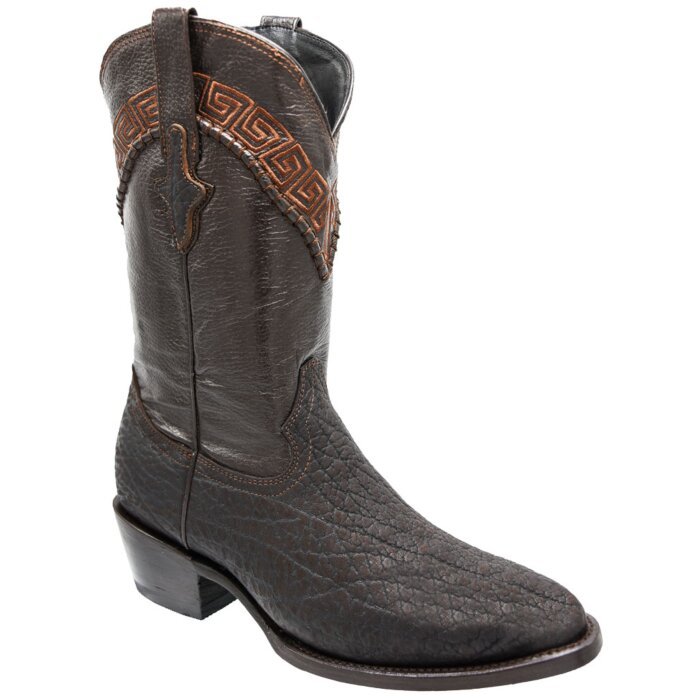Botas Vaqueras Cuello De Toro Color Café WD 11-218