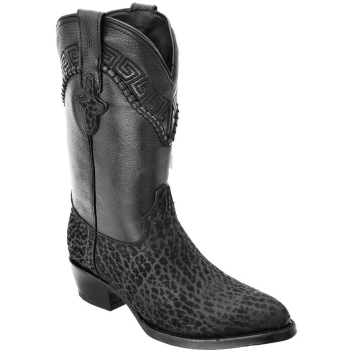 Botas Vaqueras Cuello De Toro Color Negro WD 11-220