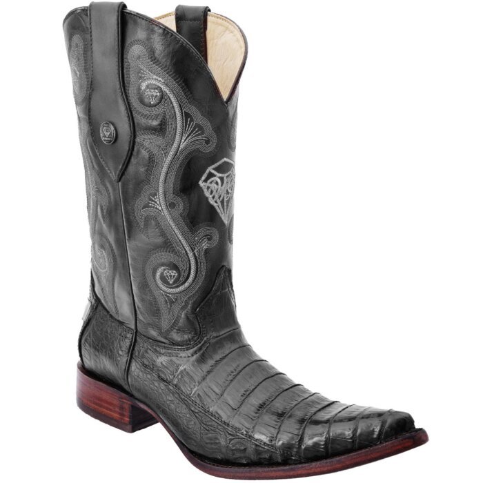 Botas Vaqueras Negras Piel Coco Belly Horma 3X WD 11-060