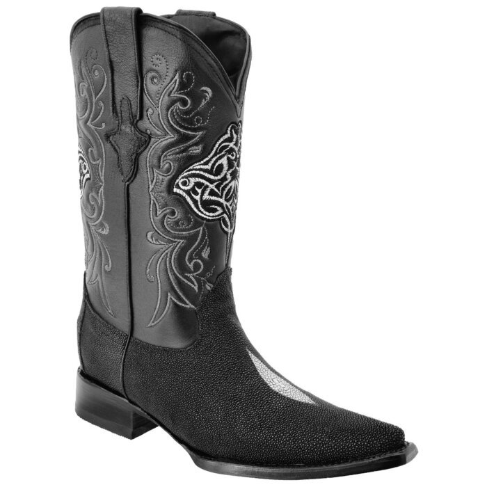 Men's 3X-Toe Exotic Stingray Leather Western Boots WD 11-071 White Pearl