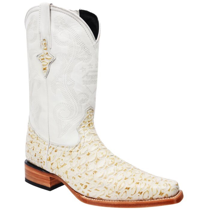 Botas Vaqueras Oso Hormiguero Imitación White Diamonds Boots Blanco 11-164