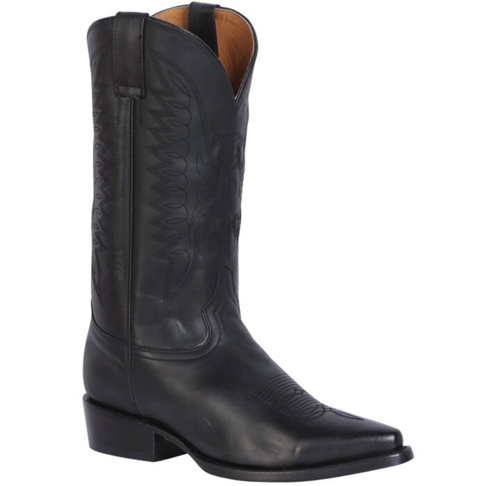 Botas Vaqueras Rodeo Bravo 135 Piel Grasso Color Negro