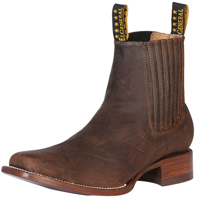 Botines Rodeo-Camperos Piel Cabra Color Miel El General 41499