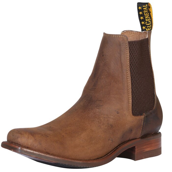 Botines Rodeo-Camperos El General Piel Cabra 41500 Color Miel