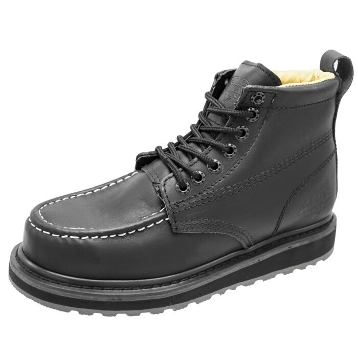 Botines De Trabajo Punta Mocasín Color Negro WD 11-436