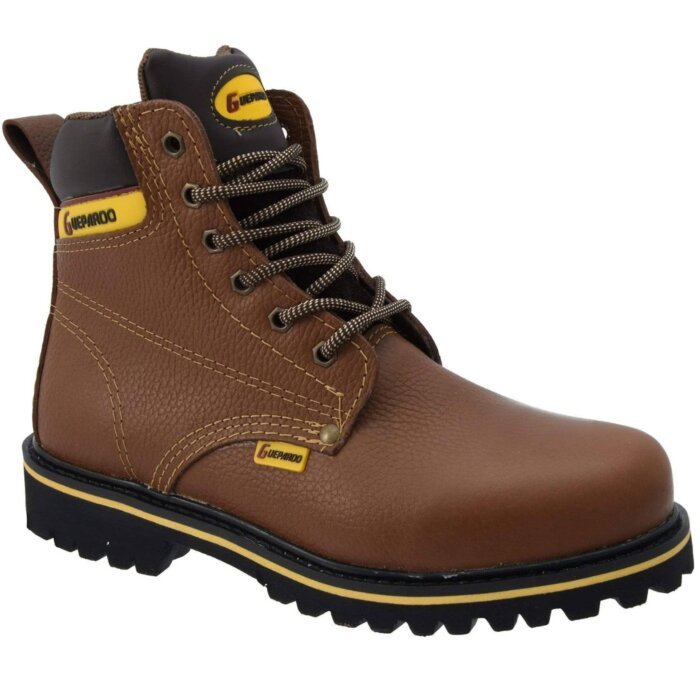 Botin De Trabajo Suela Tractor Guepardo 45 Color Café