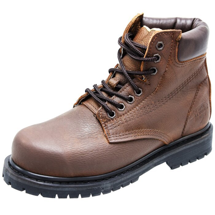 Botines De Trabajo Agujetas Suela Tractor Color Café WD 11-445