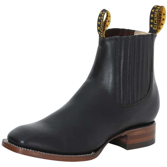 Botines Rodeo-Camperos El General 41497 Color Negro