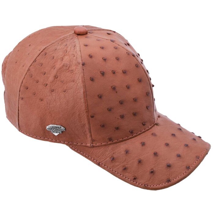 Gorra Piel De Avestruz Cognac WD 10-1796
