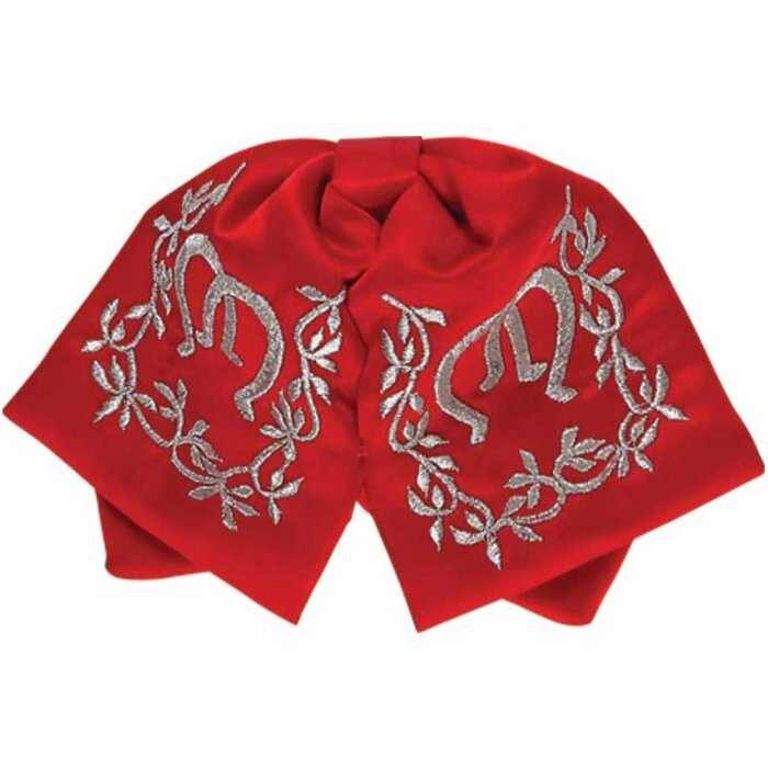 Moño Charro Rojo Bordado Para Niño 600146