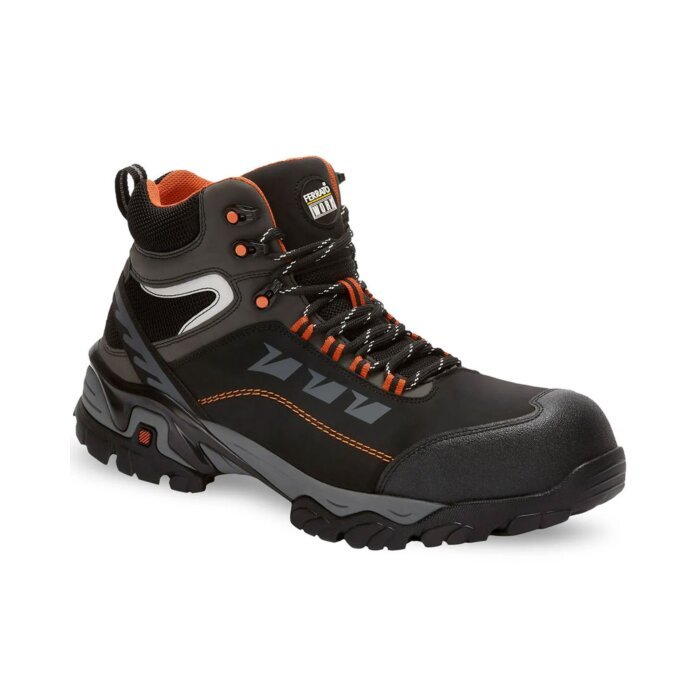 Botines Suela Triple Densidad Con Puntera De Policarbonato Color Negro