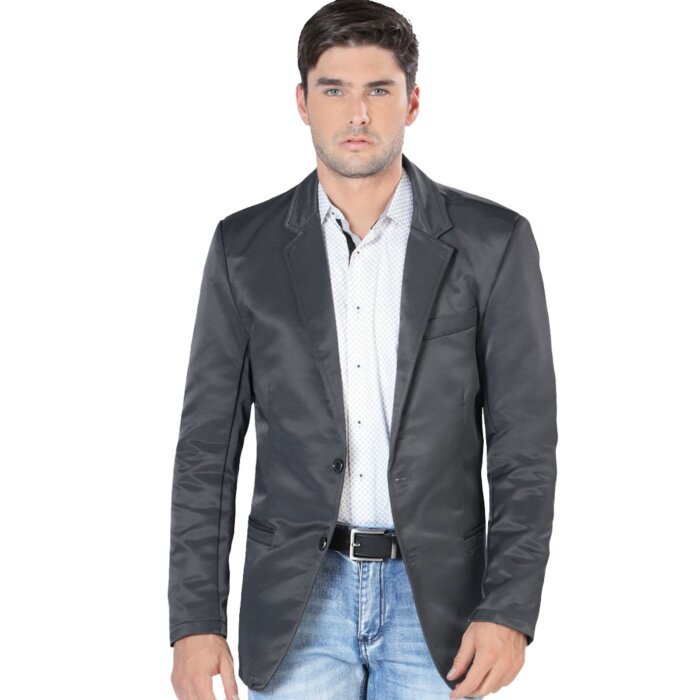 Saco Para Hombre Moda Montero Color Charcoal 5174