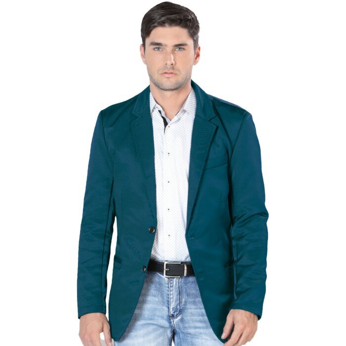 Saco Para Hombre Moda Montero Color Teal 5174