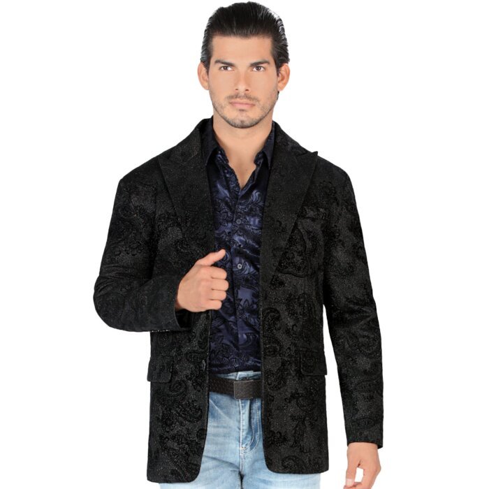 Saco Fino Brilloso Negro Lamasini 35205