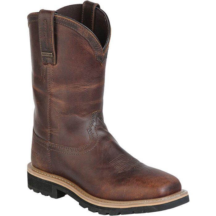 Bota Waterproof Para Trabajo Buff Crazy Color Café 126418