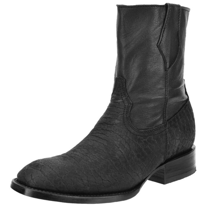 Botines Cuello De Toro White Diamonds Boots 001 Horma 800 Negro