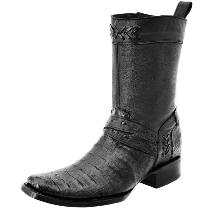 Botas Coco Belly Original White Diamonds Boots 10-018 Color Negro