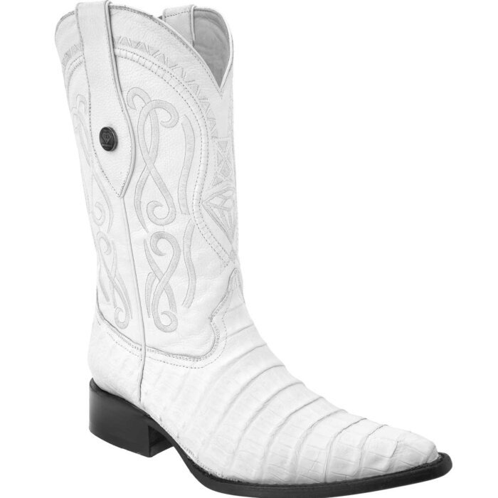 Botas Vaqueras White Diamonds Boots 11-036 color blanco, Coco Belly.