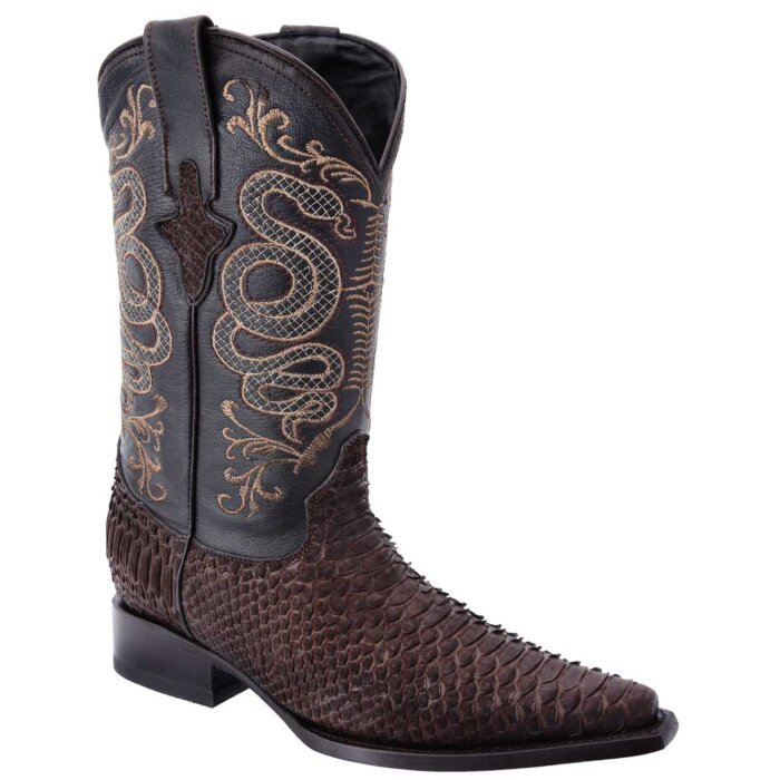 Men's Brown Python Western Boots WD 11-082