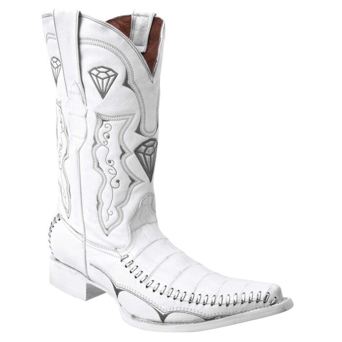 Botas Vaqueras Coco Belly Clón Blancas WD 11-096