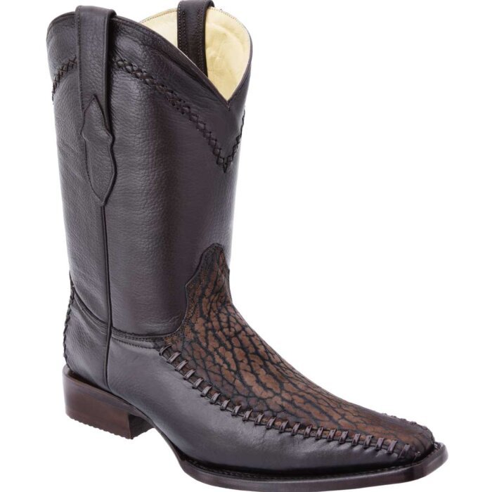 Botas Vaqueras Cuello De Toro WD Boots 197 Café