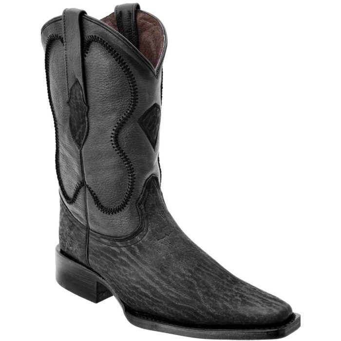 Botas Vaqueras Cuello De Toro WD Boots 198 Negro