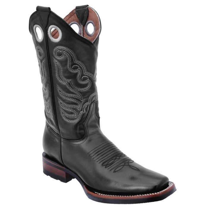 Botas Rodeo Piel Napa Negras WD 11-327