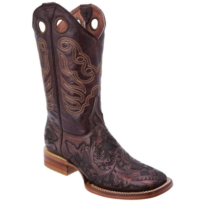 Botas Rodeo Americana Cinceladas Color Café WD 11-270