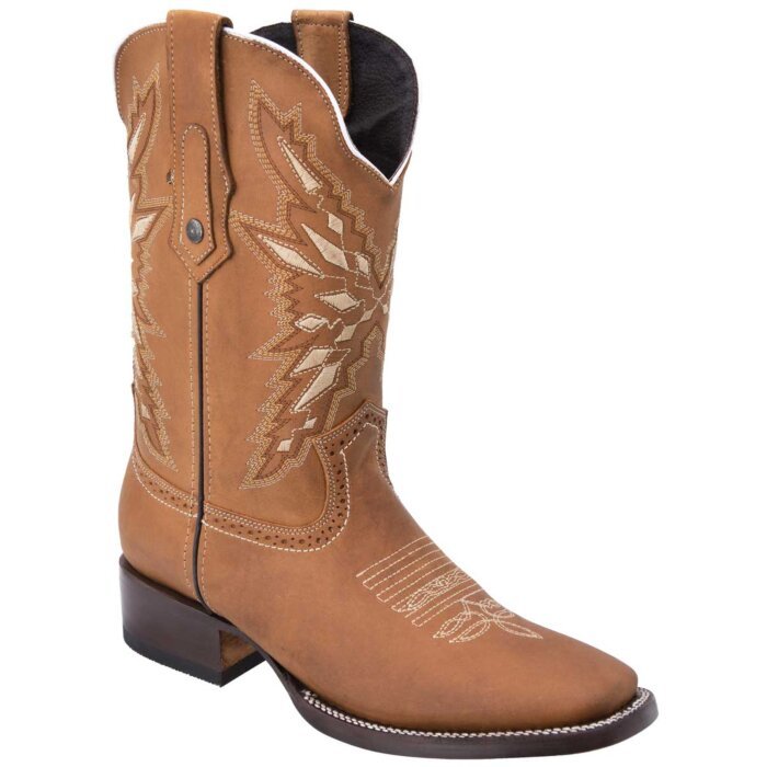 Botas Rodeo Piel Crazy Color Miel WD 11-333