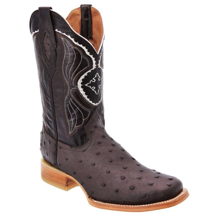 Botas Rodeo Avestruz Clón WD Boots 342 Café