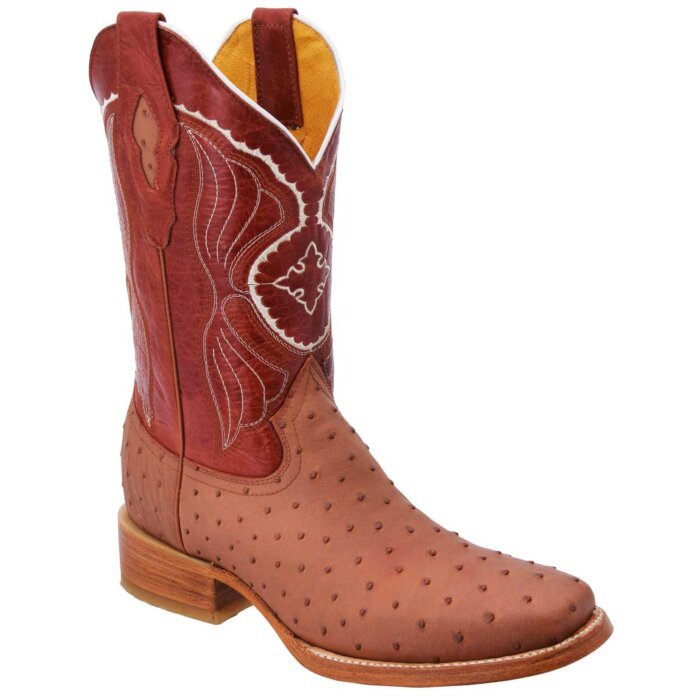 Botas Rodeo Avestruz Clón WD Boots 343 Cognac