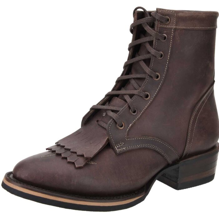 Botas De Trabajo Horma Rodeo Barbas Café WD 11-438