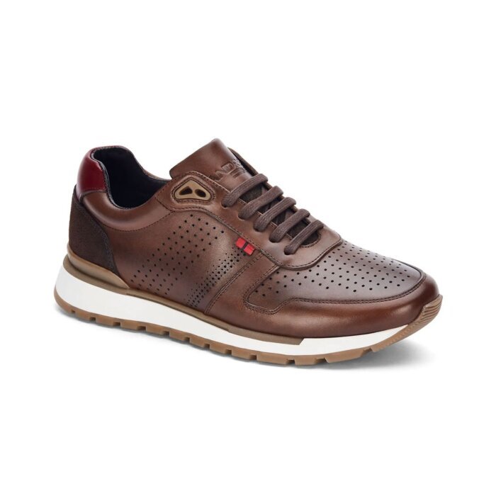 Zapato Casual Andrea Men De Piel Para Hombre Color Café