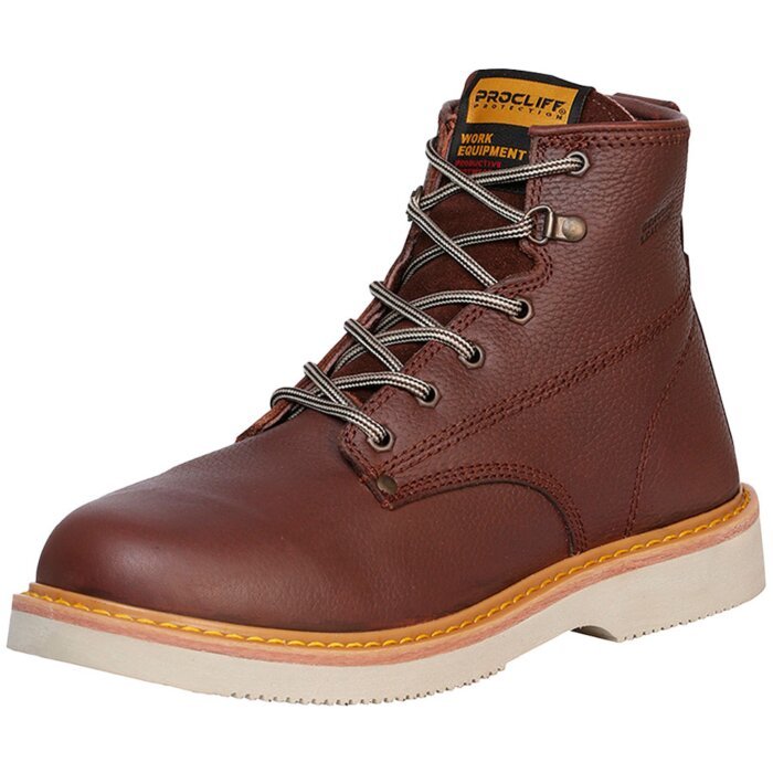 Zapato De Trabajo Cliff 35211 Piel Floater Color Walnut