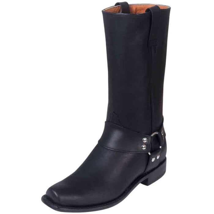 Botas Biker Waxy Rodeo Bravo 134 Color Negro