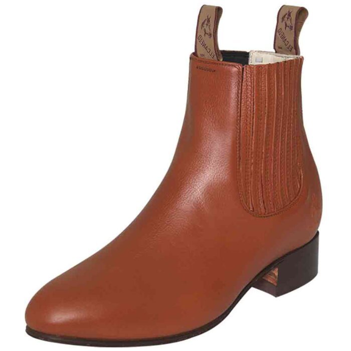 BOTINES CHARROS EL CANELO 1 PIEL DE VENADO COLOR MAPLE