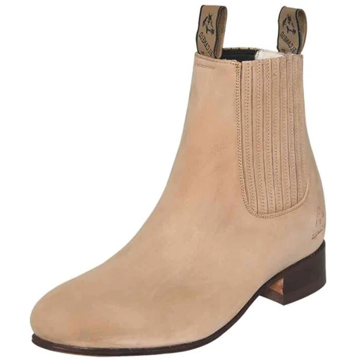 Botines Charros Nobuck Color Arena El Canelo 228
