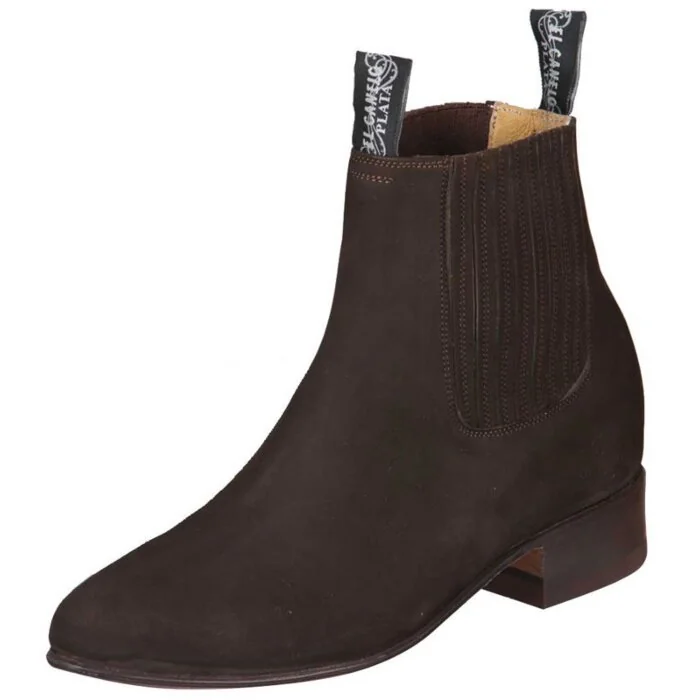Botines Charros El Canelo 34291 Nobuck Café
