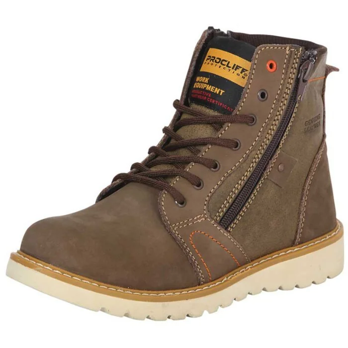 Zapatos De Trabajo Cliff Para Dama o Joven 35208 Nobuck