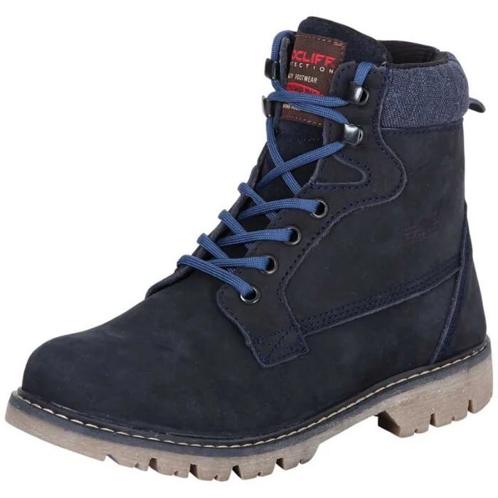 Zapatos De Trabajo Para Mujer Cliff 35226 Color Navy