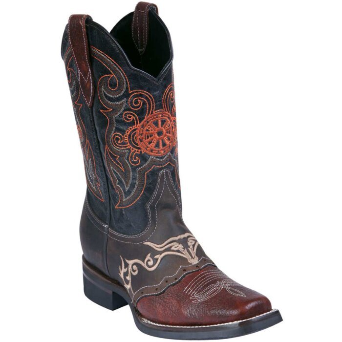 Botas Rodeo Piel Crazy El General 40667 Color Shedron