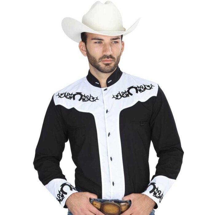 CAMISA CHARRA NEGRA EL GENERAL CHC063