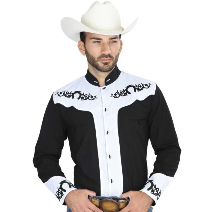 CAMISA CHARRA NEGRA EL GENERAL CHC063