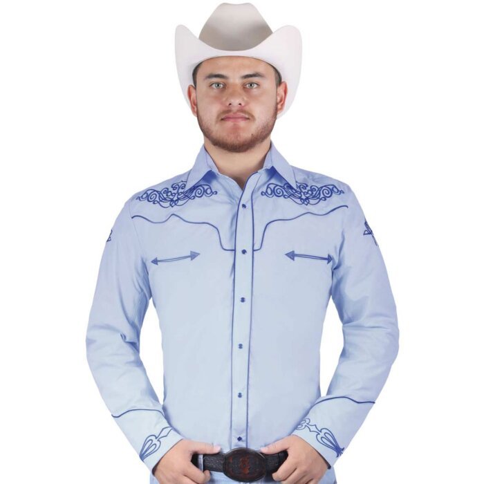 Camisa Azul Charra El General 40985